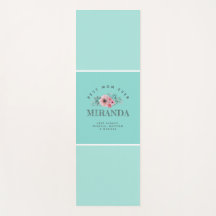 Mint Blue Monogram Bästa Mamma någonsin-Personlig