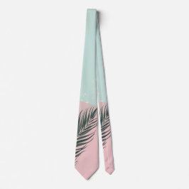 Mint Blush Rosa Abstrakt Modern Samling Slips