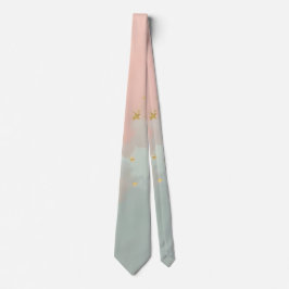 Mint Blush Rosa Abstrakt Populär Kollektion Slips