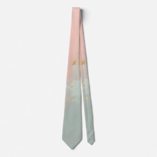 Mint Blush Rosa Abstrakt Populär Kollektion Slips