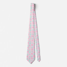 Mint Blush Rosa Abstrakt Trendig Kollektion Slips