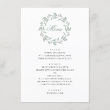 Mint botanical bröllop. Elegant enkelt blad