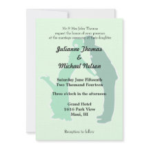 Mint Bride och Groom Bröllop