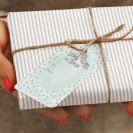 Mint Bus eller godis TO FRÅN Baby Halloween Presentetikett