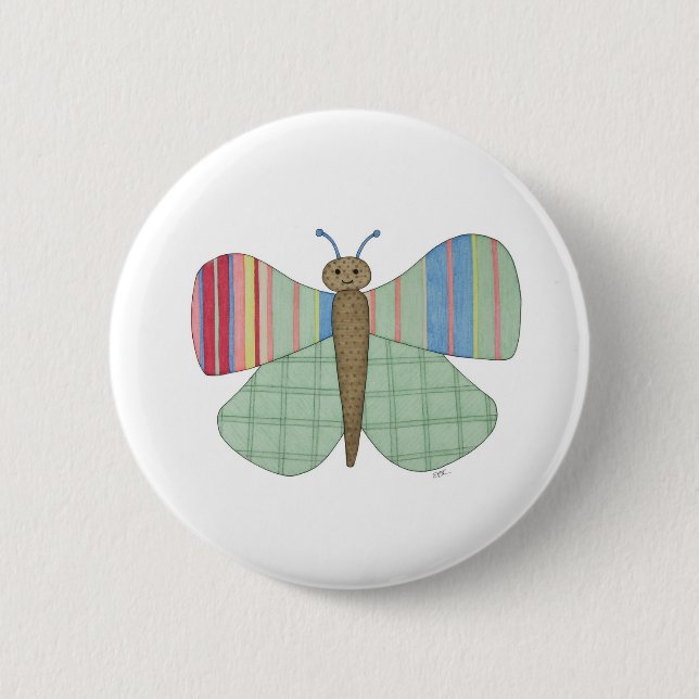 Mint Butterfly-knapp Knapp (Framsida)