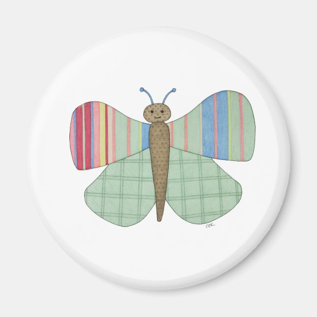 Mint Butterfly Magnet (Framsidan)