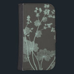 Mint & Charcoal Nature Study I Samsung S4 Plånboksfodral<br><div class="desc">Blomster</div>