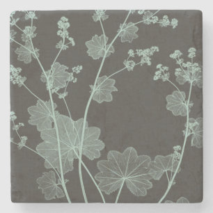 Mint & Charcoal Nature Study I Stenunderlägg