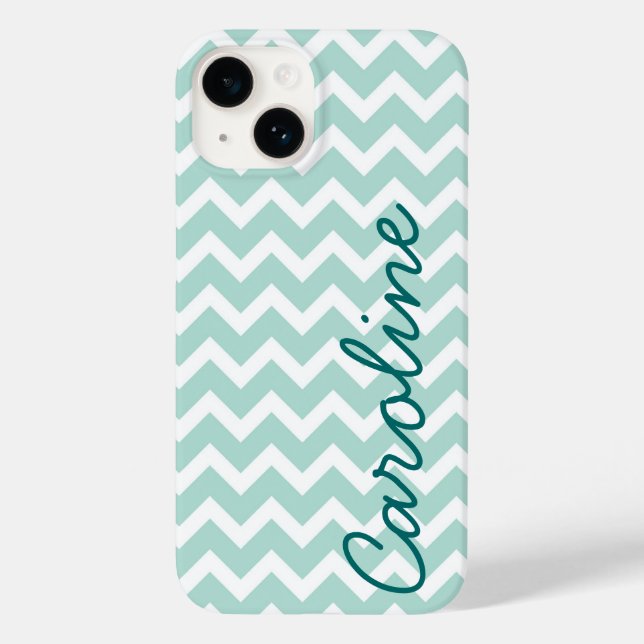 Mint Chevron Monogram (Baksida)
