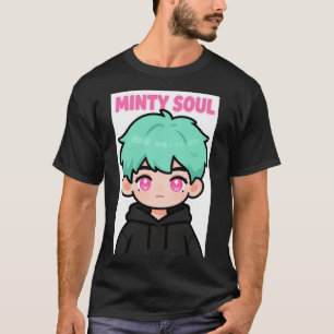 Mint Chibi Rebel: Kawaii Anime Streetwear T Shirt