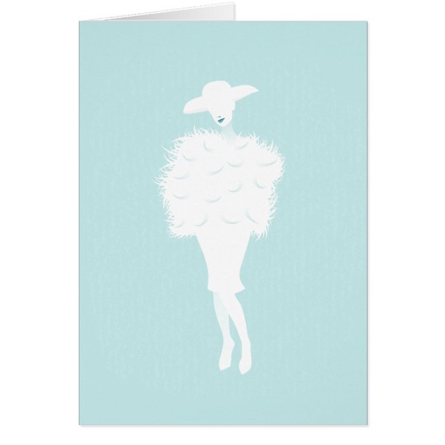 Mint Chic Card Hälsningskort (Framsidan)