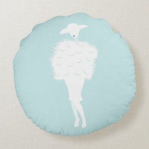 Mint-Chic Rund Kudde