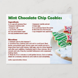 Mint Chocolate Chip Cookie Vykort