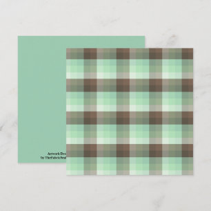 Mint Chocolate Chip Färg block Play Rand Kort