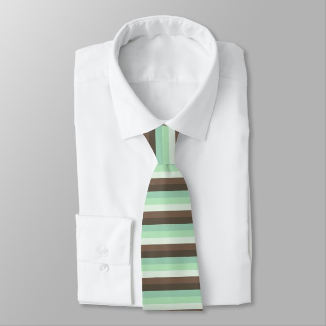 Mint Chocolate Chip Färg Block Rand Slips (Bunden)