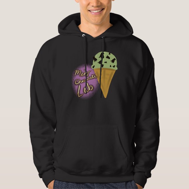Mint Chocolate Lab Hoodie (Framsida)