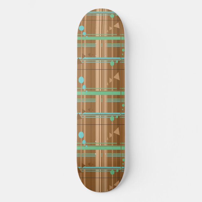 Mint Chocolate Skateboard Bräda 21,5 Cm (Framsida)
