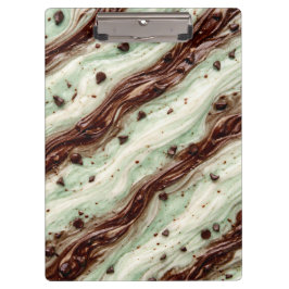 Mint Choklad Chip Milkshake Marmordesign