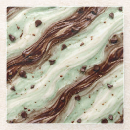 Mint Choklad Chip Milkshake Marmorerad Design