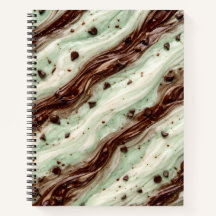 Mint Choklad Chip Milkshake Marmorerad Design
