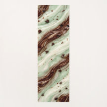 Mint Choklad Chip Milkshake Marmorerad Design
