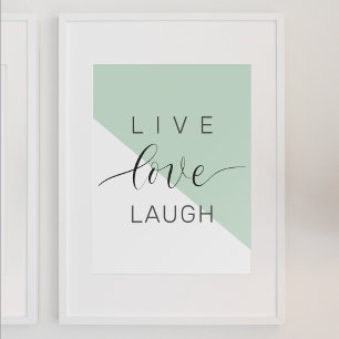 Mint-citat för aktiv Kärlek-kurva för positiv moti Poster