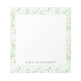 Mint Confetti-punkter Anteckningsblock