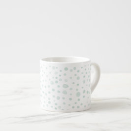 Mint Confetti Watercolor Dots Espresso Mugg Espressomugg