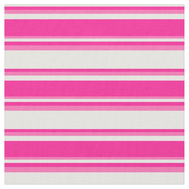 Mint Cream, djup Rosa och Shock rosa Tyg (Närbild)