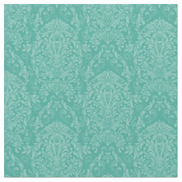 Mint Damask Tyg