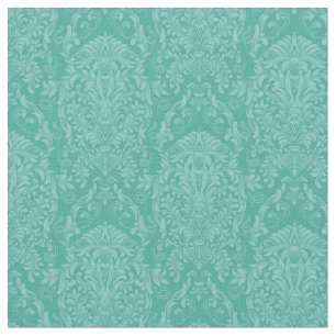 Mint Damask Tyg