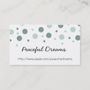 Mint Dots Visitkort