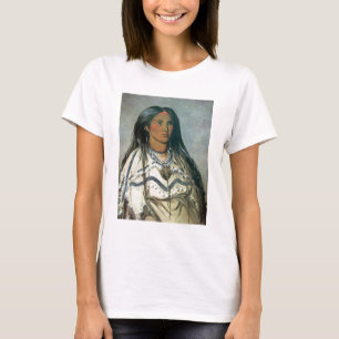 "Mint", en indiansk flicka med mandan, 1832 (färg Tee Shirt