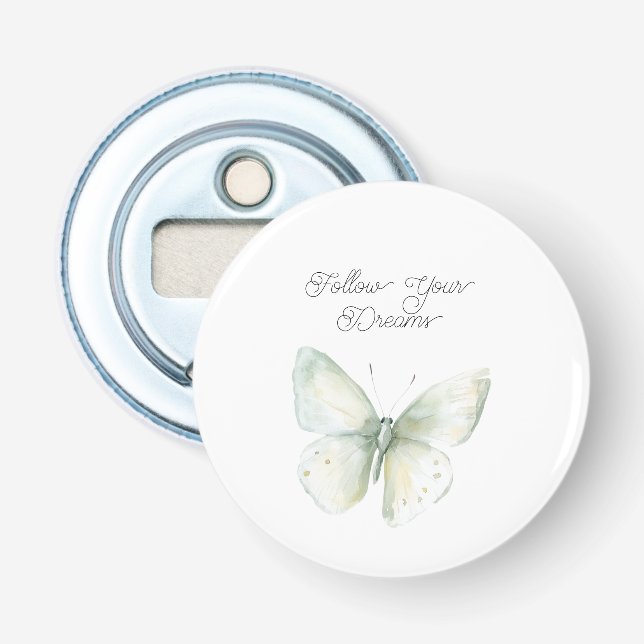 Mint fjäril glädje flasköppnare (Framsidan)