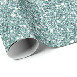 Mint Glam Glitz Glitter Presentpapper