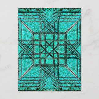 Mint glass-vykort vykort