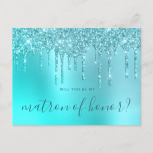 Mint glitter-droger blir min hedersbetygelse inbjudan vykort