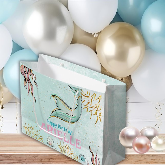 Mint Glitter Mermaid tail under the sea Treats (Skapare uppladdad)