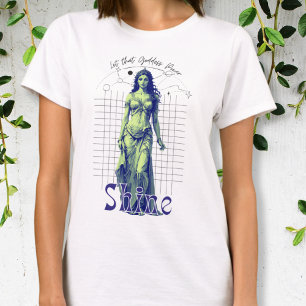 Mint Goddess White T Shirt