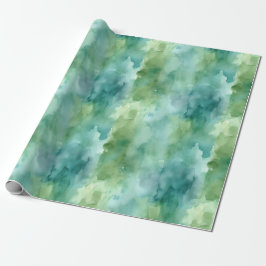 Mint Green Abstract Christmas Presentpapper