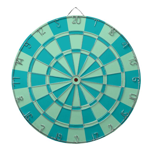 Mint Green And Teal Darttavla (Framsidan)