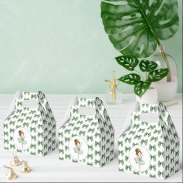 Mint Green Little Princess Ball Favor Box Presentaskar