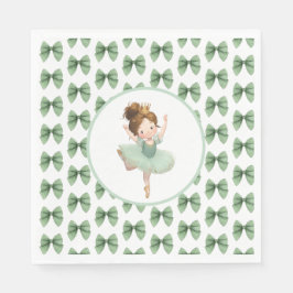 Mint Green Little Princess Ball Paper Napkin Pappersservett