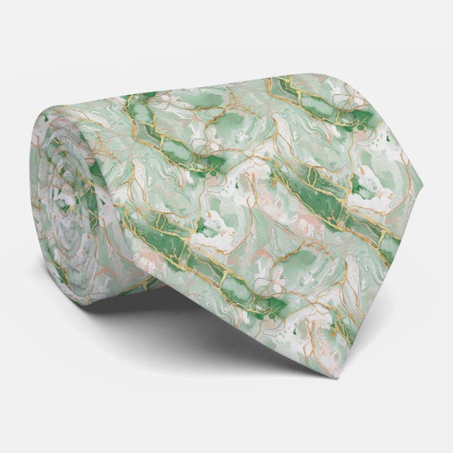 Mint Green Marble & Gold Slips (Rullad)