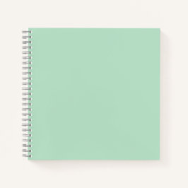 Mint Grönt Aesthetic Spiral Notebook