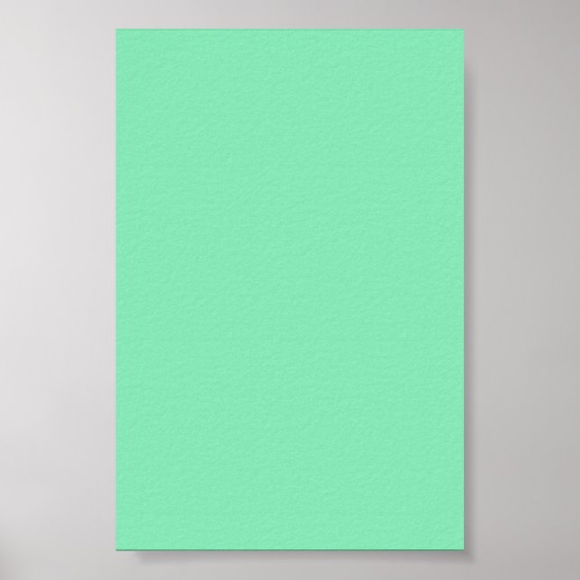 Mint Grönt - bakgrund på en Poster (Framsidan)