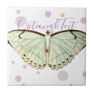Mint Grönt Beauty Butterfly Kakelplatta