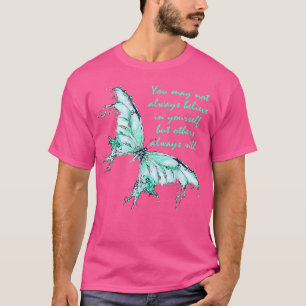 Mint Grönt Butterfly Mental Health Awareness5780 2 T Shirt