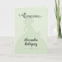 Mint Grönt Charro Silhouette Quinceanera