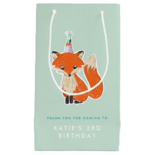 Mint Grönt Cute Fox Party Hat Woodland Birthday